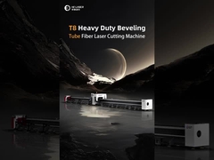 ステンレス鋼アルミチューブ切削のための3チャックチューブファイバーレーザー切断機